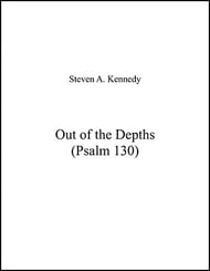 Out of the Depths SATB choral sheet music cover Thumbnail